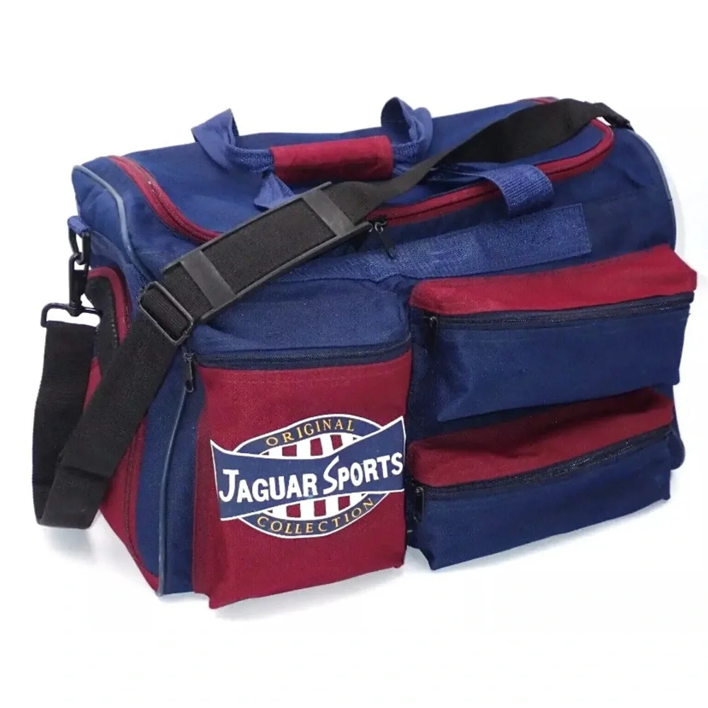 Jaguar Sports Original Collection Duffle Gym Bag Sports Pockets Canvas